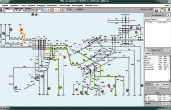 Rys. 4. Wizualizacja systemu przenośników z<!-- cut --/> [...]</figure></div><div class=
